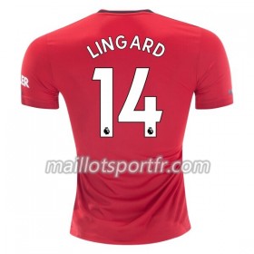 Maillot de Foot Manchester United Jesse Lingard 14 Domicile 2019/20